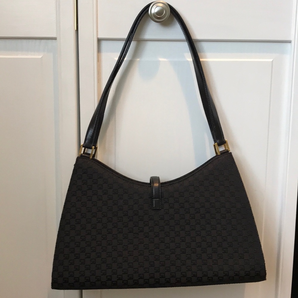 NWOT ST JOHN Black Logo Handbag - Picture 5 of 7